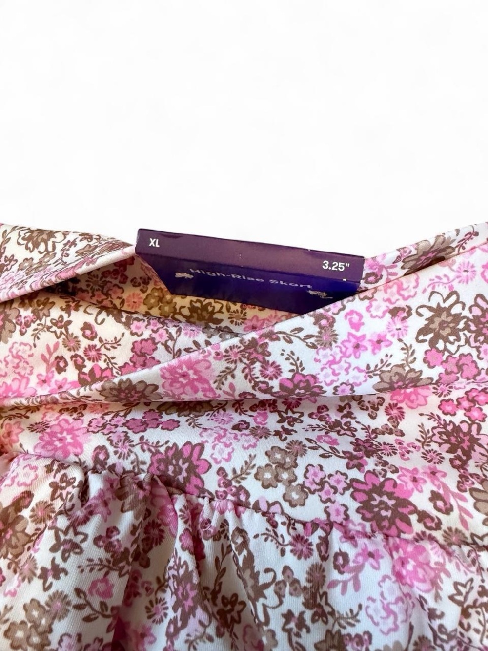 JoyLab Pink Floral Ruffle Mini Skirt - Picture 3 of 5